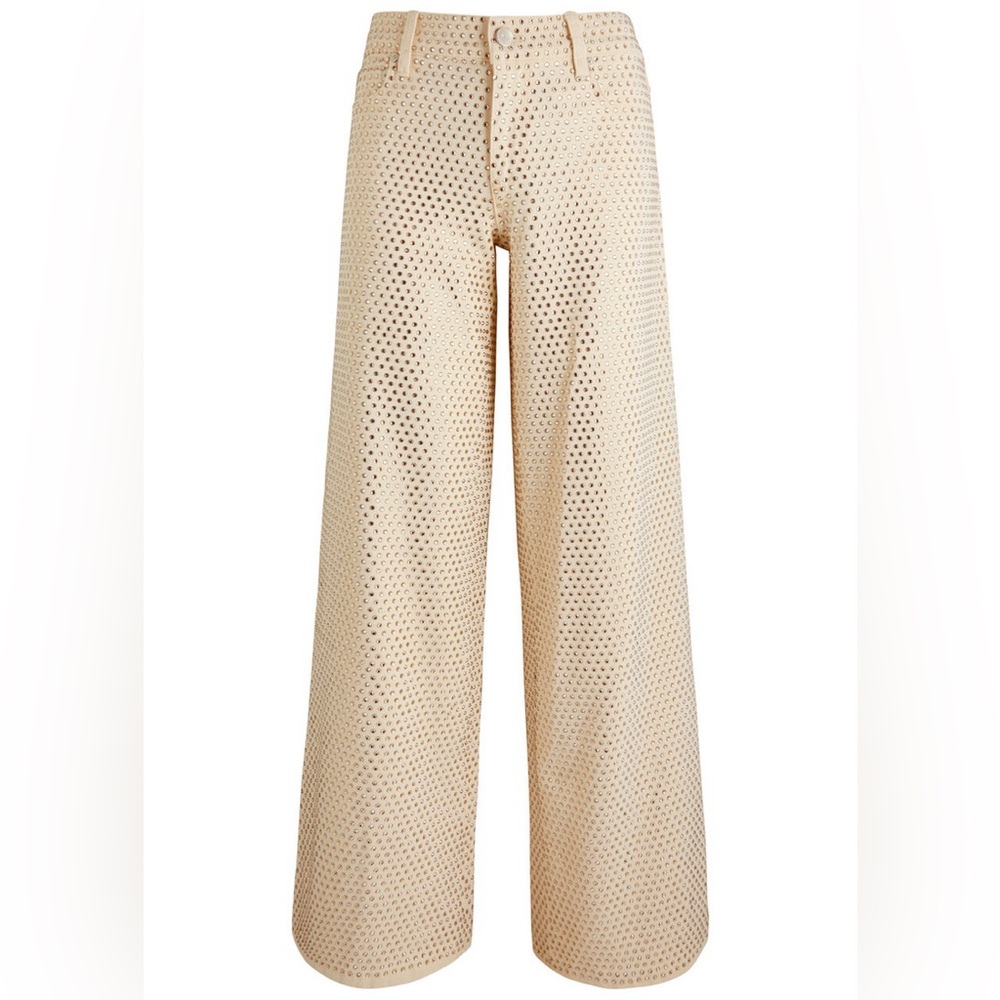 Alice and Olivia EMBELLISHED JEAN New with Tag - Picture 4 of 9